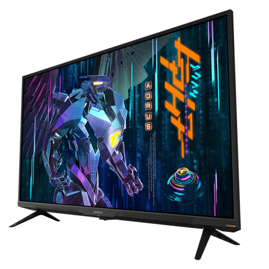 Gigabyte AORUS FV43U 43 Inch, 3840 x 2160 UHD Resolution @ 144 Hz, 16:9 4K Quantum Dot, 1 ms Response Time, HDR VA Gaming Monitor