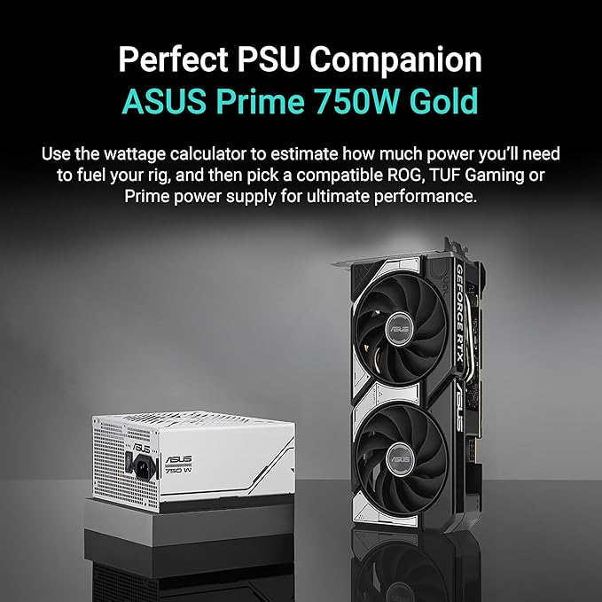 ASUS Dual GeForce RTX™ 5060 OC Edition 8GB GDDR7 Gaming Graphics Card (PCIe 5.0, 2565MHz Boost, DLSS 4, HDMI 2.1b, 3x DisplayPort 2.1b, 2.5-Slot, Axial-tech Fan, 0dB Technology, Vented Backplate)