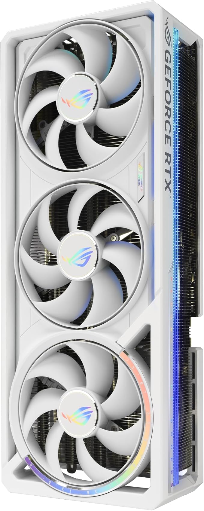 ASUS ROG Astral GeForce RTX™ 5090 OC Edition White 32GB GDDR7 Gaming Graphics Card (PCIe 5.0, DLSS 4, 2x HDMI 2.1b, 3x DisplayPort 2.1b, 3.8-Slot, Quad Fan, Vapor Chamber)