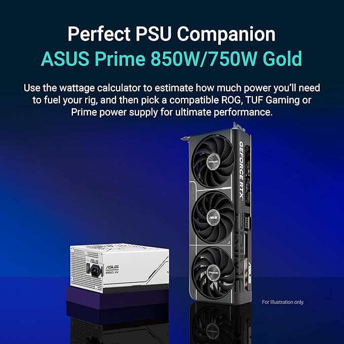 ASUS Prime GeForce RTX™ 5060 OC Edition 8GB GDDR7 Gaming Graphics Card (PCIe 5.0, DLSS 4, HDMI 2.1b, 3x DisplayPort 2.1b, 128-bit, Axial-tech Fan)