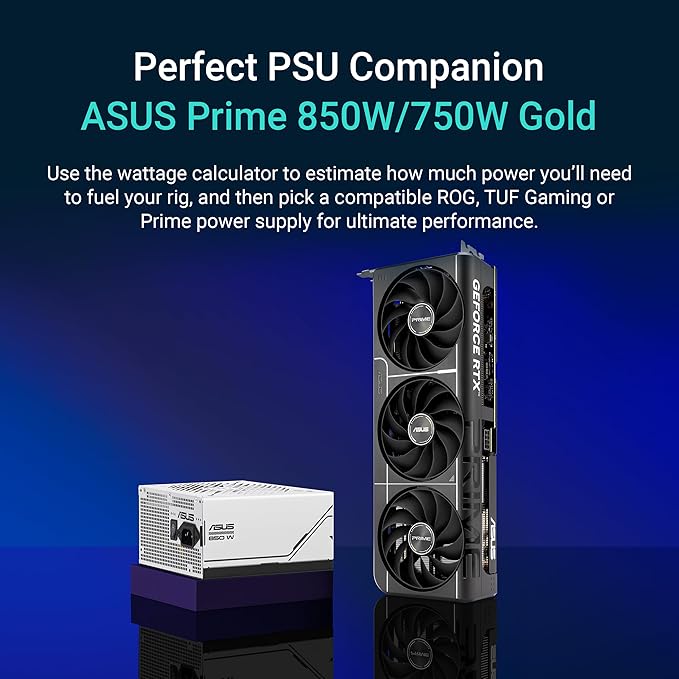 ASUS Prime GeForce RTX™ 5060 Ti OC Edition 8GB GDDR7 Gaming Graphics Card (PCIe 5.0, DLSS 4, HDMI 2.1b, 3x DisplayPort 2.1b, 2.5-Slot, SFF Ready, Dual BIOS, Axial-tech Fans)