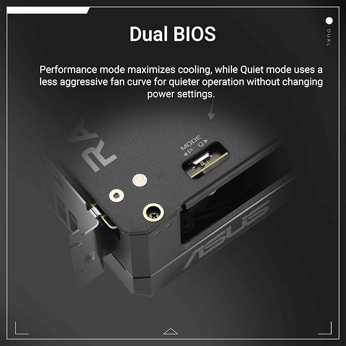 ASUS Dual Radeon™ RX 9060 XT 16GB GDDR6 Graphics Card (PCIe 5.0, HDMI 2.1b, DisplayPort 2.1a, 2.5-Slot, Axial-tech Fan, 0dB Technology)