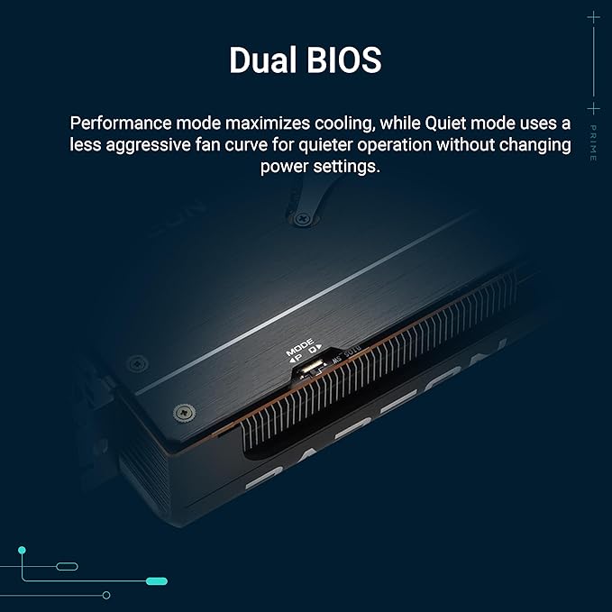 ASUS Prime Radeon™ RX 9070 XT OC Edition 16GB GDDR6 Gaming Graphics Card (PCIe 5.0, AMD RDNA 4, HDMI 2.1b, 3x DisplayPort 2.1a, 3030MHz Boost, SFF Ready, Compact Design)