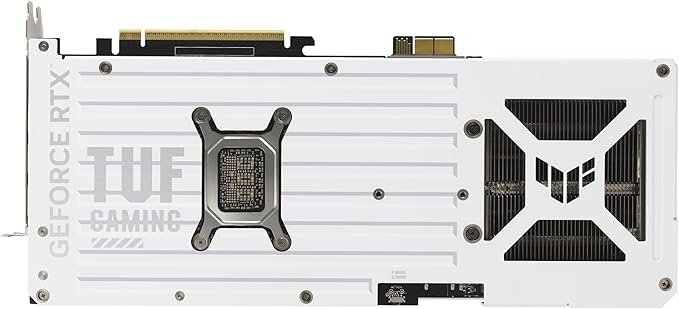 ASUS TUF Gaming GeForce RTX™ 5070 Ti BTF OC Edition White 16GB GDDR7 Gaming Graphics Card (PCIe 5.0, DLSS 4, HDMI 2.1b, 3x DisplayPort 2.1b, 3.1-Slot, Triple Fan, Military-grade, White)