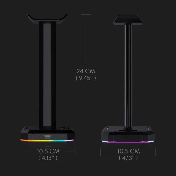 Redragon HA300 Scepter Pro Headset Stand RGB Backlit Gaming Headphone Stand