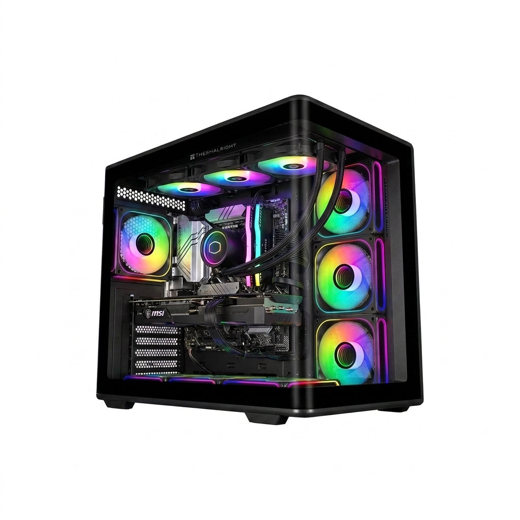 Emarat Gamers Gaming PC – i5‑14400F, RTX 5060 Ti 8GB, 16GB DDR5 6000MHz, 1TB NVMe SSD, 750W PSU, Liquid Cooler