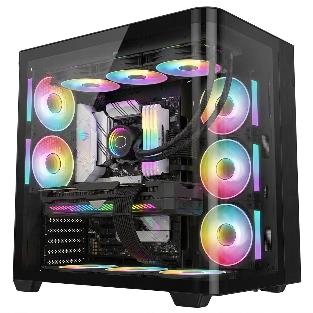 Emarat Gamers Gaming PC – Intel Core i7‑14700K, RTX 5070 Ti 16GB, 32GB DDR5 6000MHz, 1TB NVMe SSD, 850W Gold, 360mm Liquid, ARGB Case