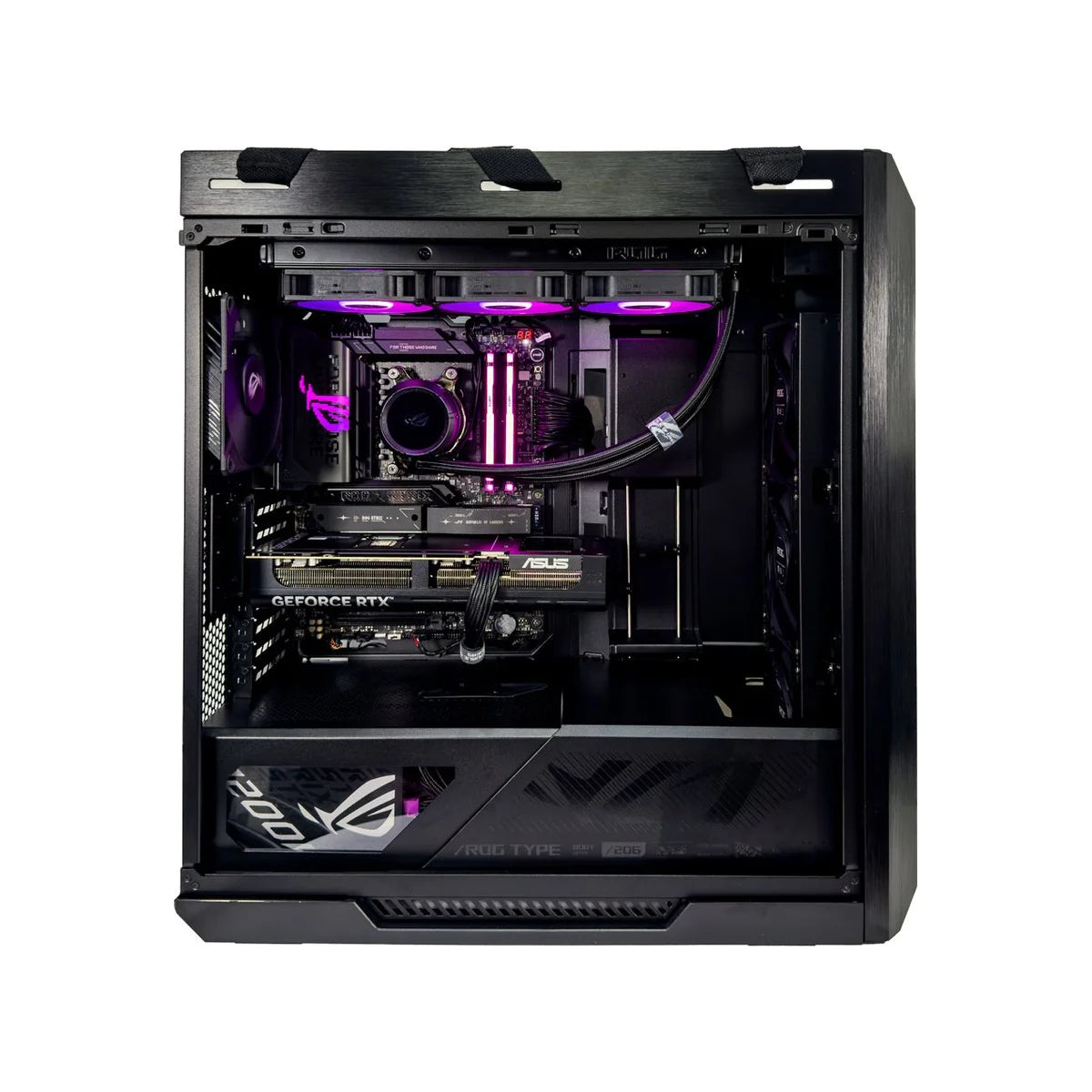 Emarat Gamers ROG Ultra Gaming PC – Intel Core Ultra 9 285K, ROG Astral RTX 5080 16GB OC, 64GB DDR5 6000MHz, 2TB NVMe SSD, ROG LC IV, ROG 1000W, Helios GX601