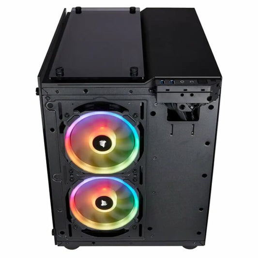 Corsair Crystal Series 280X RGB Tempered Glass Micro ATX Case, Black