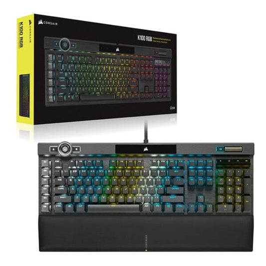 CORSAIR K100 RGB Mechanical Gaming Keyboard — CHERRY® MX Speed — Black