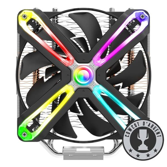Zalman CNPS17X CPU Cooler with 4D Patented Corrugated Fin Design for Intel & AMD, RGB SYNC, 140mm