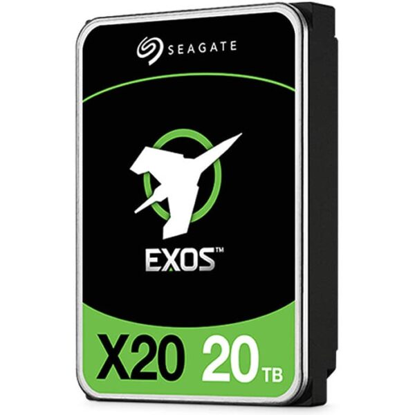 Seagate Exos X20 20TB 6Gb/s SATA 512e/4Kn 5.8″ Hard Drive, 256MB Cache, 7200 RPM, 285 MB/s Data Transfer Rate, Power Options