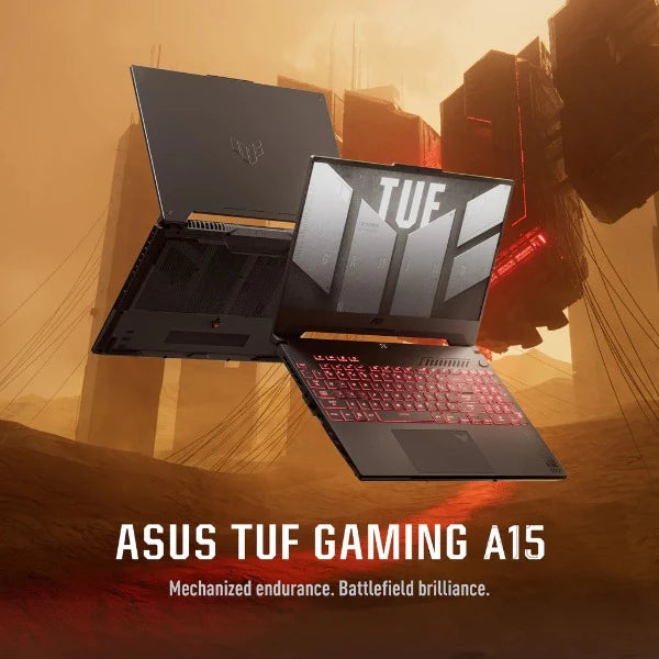 ASUS TUF GAMING A15 FA507XI-LP018W | AMD Ryzen9 7940HS, 16GB RAM, 1TB SSD, 8GB NVIDIA RTX 4070, 15.6"FHD 144Hz, Win11 Home, Eng-Arab K/B, Gray