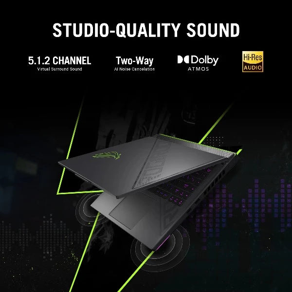 ASUS ROG STRIX G16 G614JV-N4071W | Core i7 13650HX, 16GB RAM, 1TB SSD, 16" WQXGA(2560x1600) 240Hz, 8GB NVIDIA RTX 4060, Win11 Home, Eng-Arb K/B, Gray