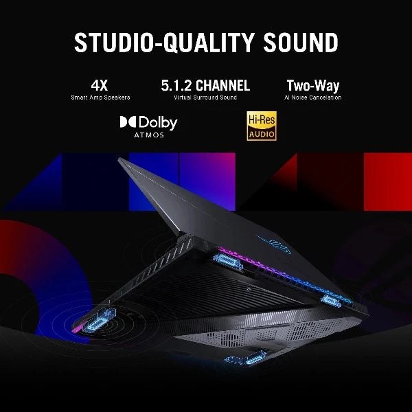 ASUS ROG STRIX SCAR 16 G634JZ-NM063W | Core i9 13980HX, 32GB RAM, 2TB SSD, 16" WQXGA(2560x1600) 240Hz, 12GB NVIDIA RTX 4080, Win11 Home, Eng-Arb K/B, Black +Backpack
