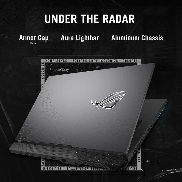 ASUS ROG STRIX G713PI-LL032W | Ryzen 9 7945HX, 32GB RAM, 1TB SSD, 17.3" WQHD(2560x1440) 240Hz, 8GB NVIDIA RTX 4070, Win11 Home, Eng-Arb K/B, Black