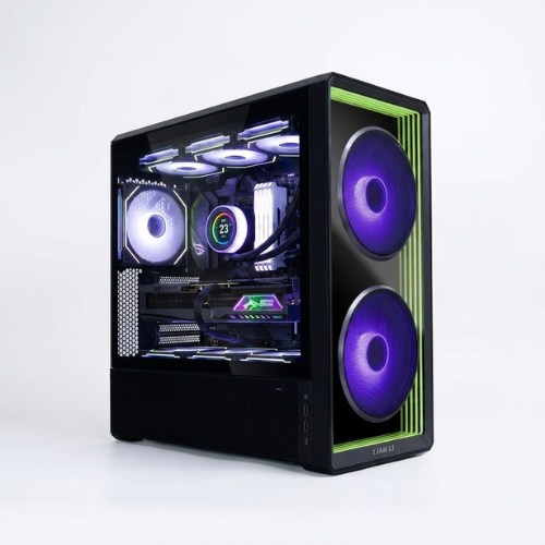 Emarat Gamers Gaming PC – Intel Core i7‑14700K, ASUS RTX 5070 12GB OC, 32GB DDR5 6000MHz, 1TB NVMe SSD, 850W Gold, 360mm Liquid, Lian Li LANCOOL 217