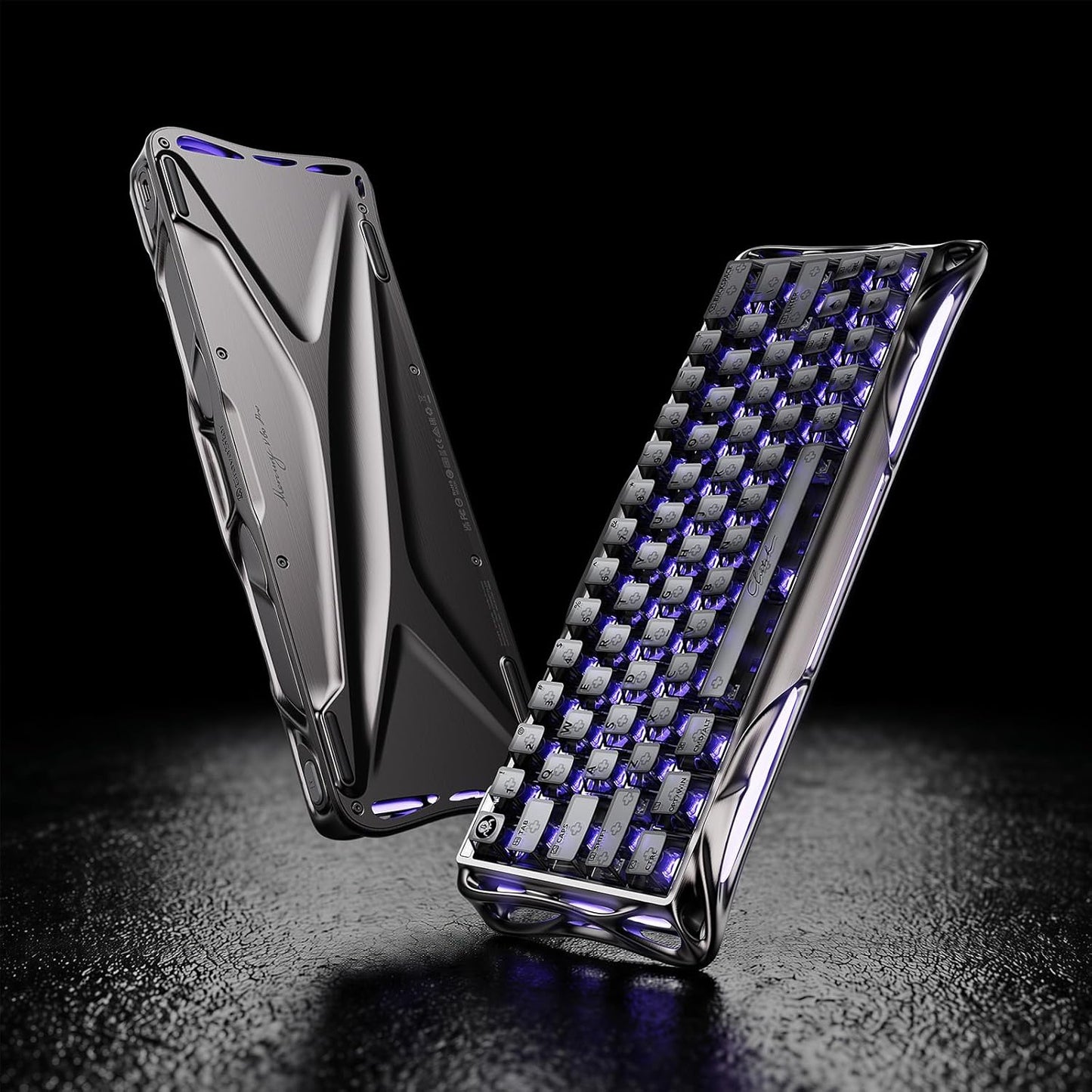 GravaStar Mercury V60 Pro 60% Hall Effect Magnetic Switch Gaming Keyboard - GunMetal