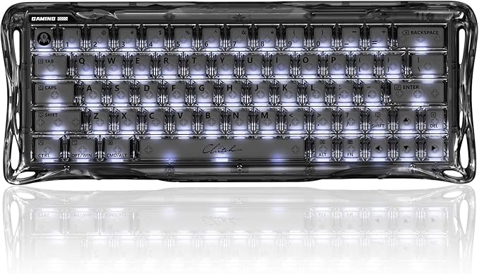 GravaStar Mercury V60 60% Hall Effect Magnetic Switch Gaming Keyboard - Onyx Crystal