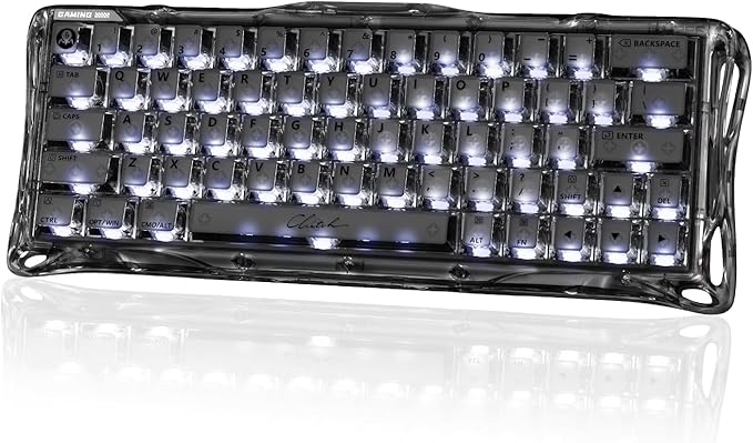 GravaStar Mercury V60 60% Hall Effect Magnetic Switch Gaming Keyboard - Onyx Crystal