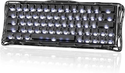 GravaStar Mercury V60 60% Hall Effect Magnetic Switch Gaming Keyboard - Onyx Crystal