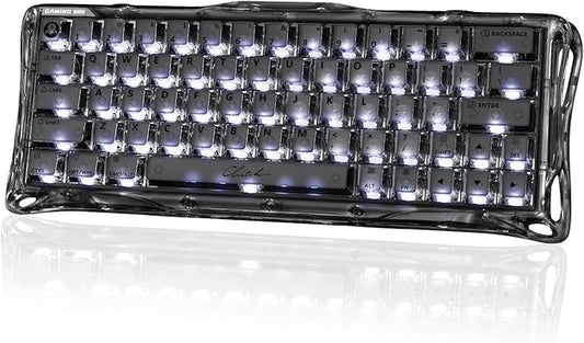 GravaStar Mercury V60 60% Hall Effect Magnetic Switch Gaming Keyboard - Onyx Crystal
