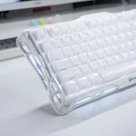 GravaStar Mercury K1 75% Wireless Mechanical Gaming Keyboard – Opaline White Special Edition