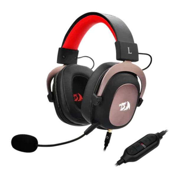 Redragon H510 Zeus Wired Gaming Headset, 7.1 Surround, Detachable Microphone