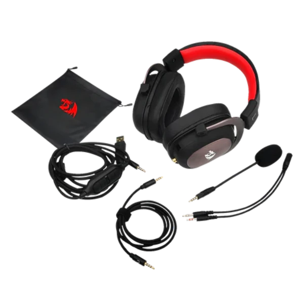 Redragon H510 Zeus Wired Gaming Headset, 7.1 Surround, Detachable Microphone