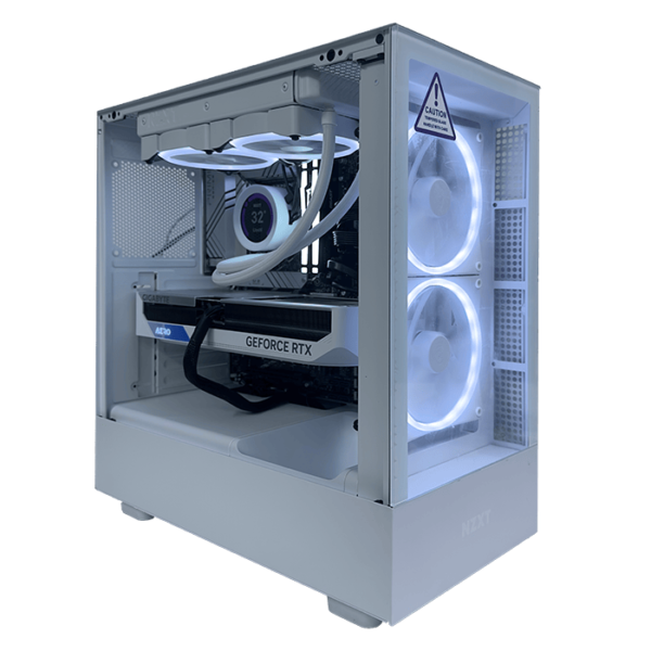 AERO WHITE Gaming pc (INTEL CORE I7-13700K, 32GB DDR5 RAM, RTX4070Ti 12GB GPU