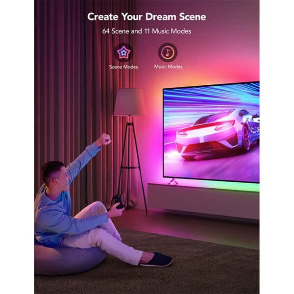 Govee RGBIC Neon TV Backlight,suitable for 45-55 inch