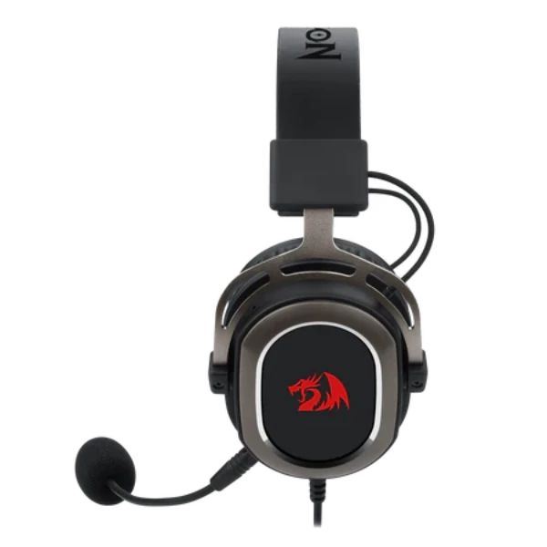 Redragon H710 Helios Wired Gaming Headset - 7.1 Surround Sound - Memory Foam Ear Pads - 50MM Drivers - Detachable Microphone - Multi Platform Headphone - Works with PC/PS4/Switch