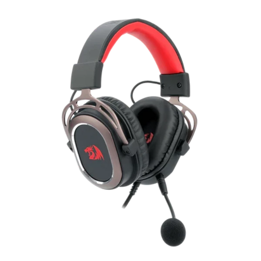 Redragon H710 Helios Wired Gaming Headset - 7.1 Surround Sound - Memory Foam Ear Pads - 50MM Drivers - Detachable Microphone - Multi Platform Headphone - Works with PC/PS4/Switch