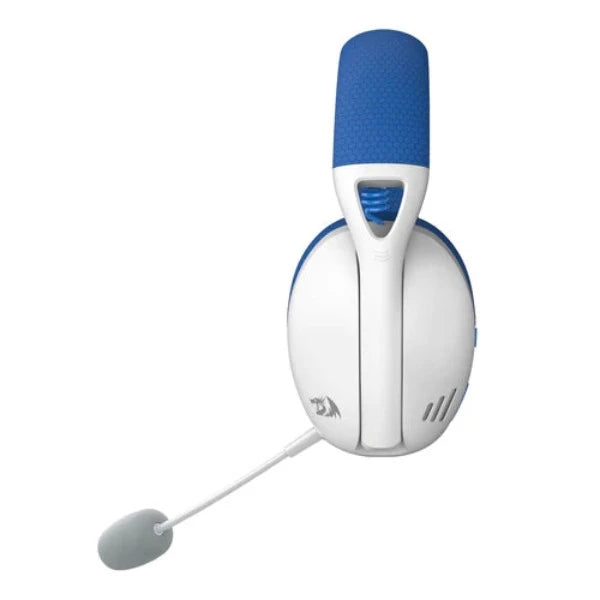 Redragon IRE Pro Ultra-Light Wireless Gaming Headset ,White/Blue
