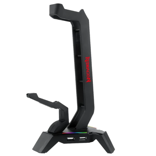 Redragon SCEPTER ELITE HA311 RGB Headphones Stand with 4 USB 2.0 HUB Ports & Mouse Bungee