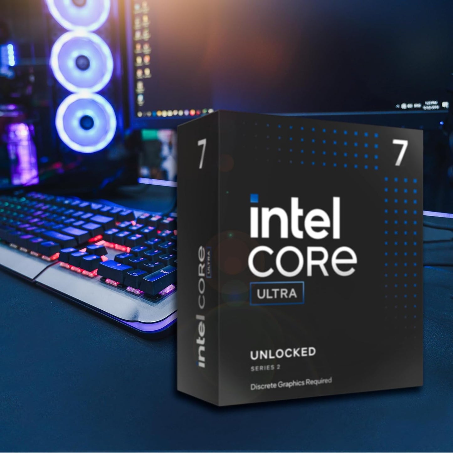 Intel Core Ultra 7 265KF Processor Box – 20‑Core Arrow Lake, LGA1851, Up to 5.5GHz, 30MB Cache, Unlocked