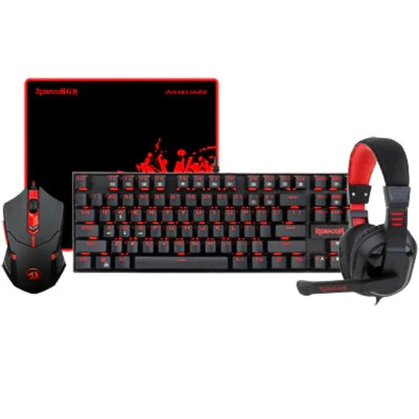 Redragon 4in1 combo: K552-2+M601+H120+P001, w/adapter