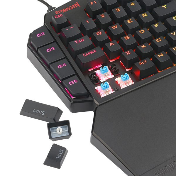 Redragon DITI Elite RGB wired & 2.4G keyboard, blue Switches