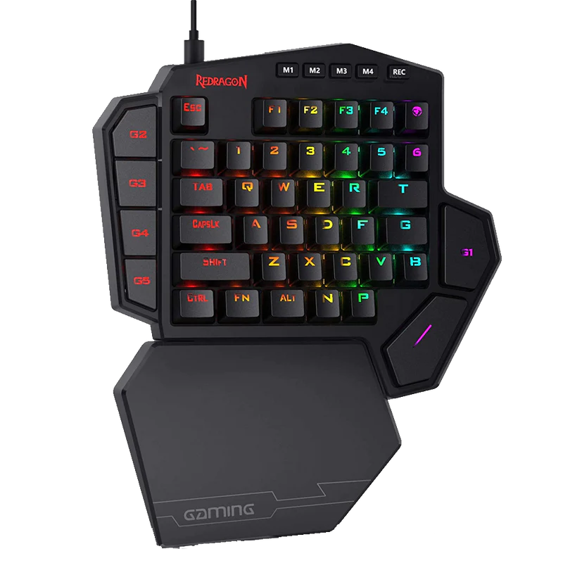 Redragon DITI K585 One Handed, Wired Mechanical Keyboard, RGB