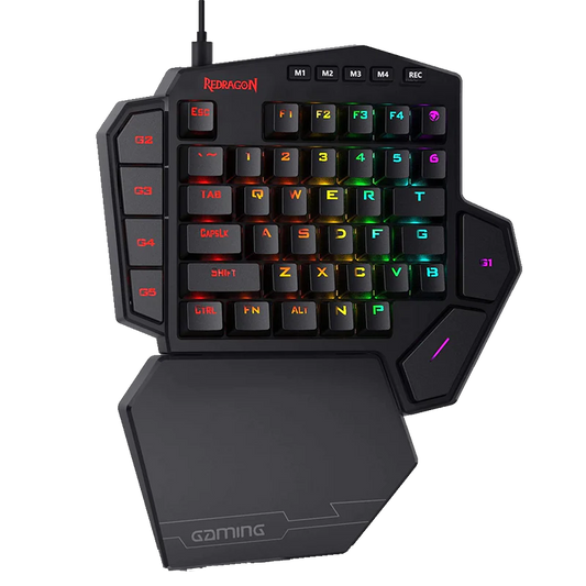 Redragon DITI K585 One Handed, Wired Mechanical Keyboard, RGB