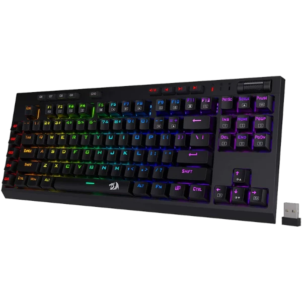 Redragon VISHNU, wired & 2.4G mechanical keyboard, RGB