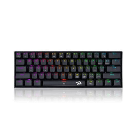 Redragon K630RGB Gaming Mechanical Keyboard 61 Keys Compact Mechanical Keyboard, Pro Driver Support