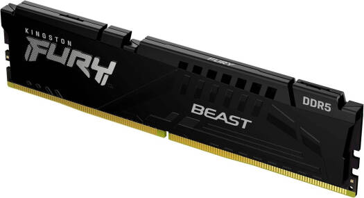 Kingston FURY Beast 16GB DDR5 6000MT/s CL30 Desktop Memory – Intel XMP 3.0 / AMD EXPO – KF560C30BBE‑16