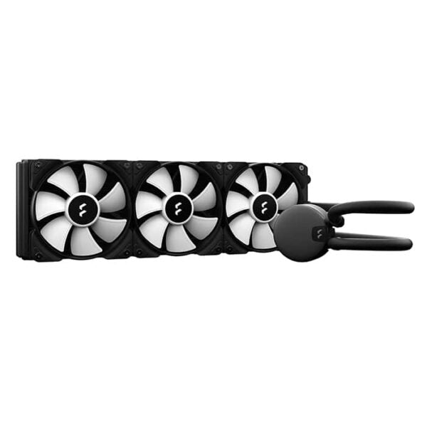 Fractal Design Lumen S36 V2 RGB 360mm AIO CPU Liquid Cooler, LGA 1700 Support, Copper Cold Plate, Aluminium Fins & Radiator, Six ARGB LEDs, 3x 12 RGB PWM Fans, Support LGA 1700/AM5, Black
