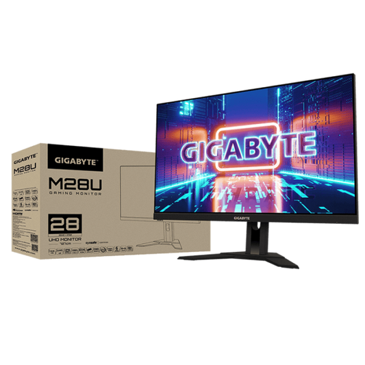 Gigabyte M28U 28 Inch SS IPS 4K/UHD (3840 x 2160) 144Hz FreeSync Premium Pro Gaming Monitor