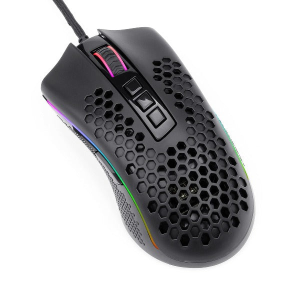 Redragon STORM ELITE M988-RGB Wired Gaming Mouse, Black