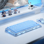 GravaStar Mercury K1 75% Wireless Mechanical Gaming Keyboard – Ice Blue Special Edition