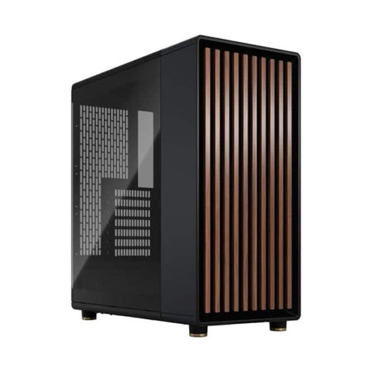 Fractal North Charcoal TG Light Tint Gaming Case,  Black
