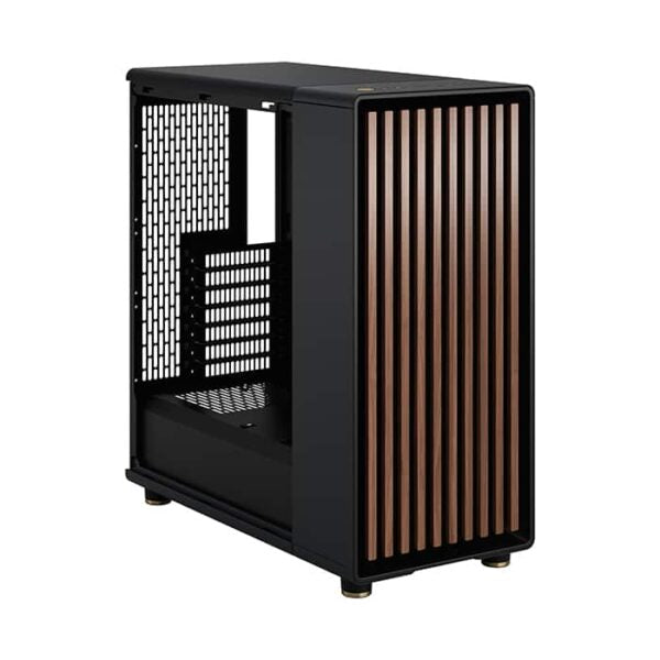 Fractal North Charcoal TG Light Tint Gaming Case,  Black
