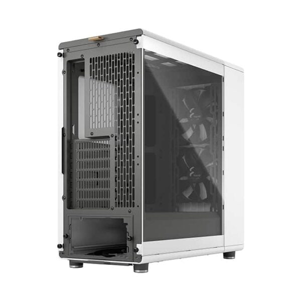 Fractal Design North Chalk White Clear TG Atx Mid Tower case (Chalk White)